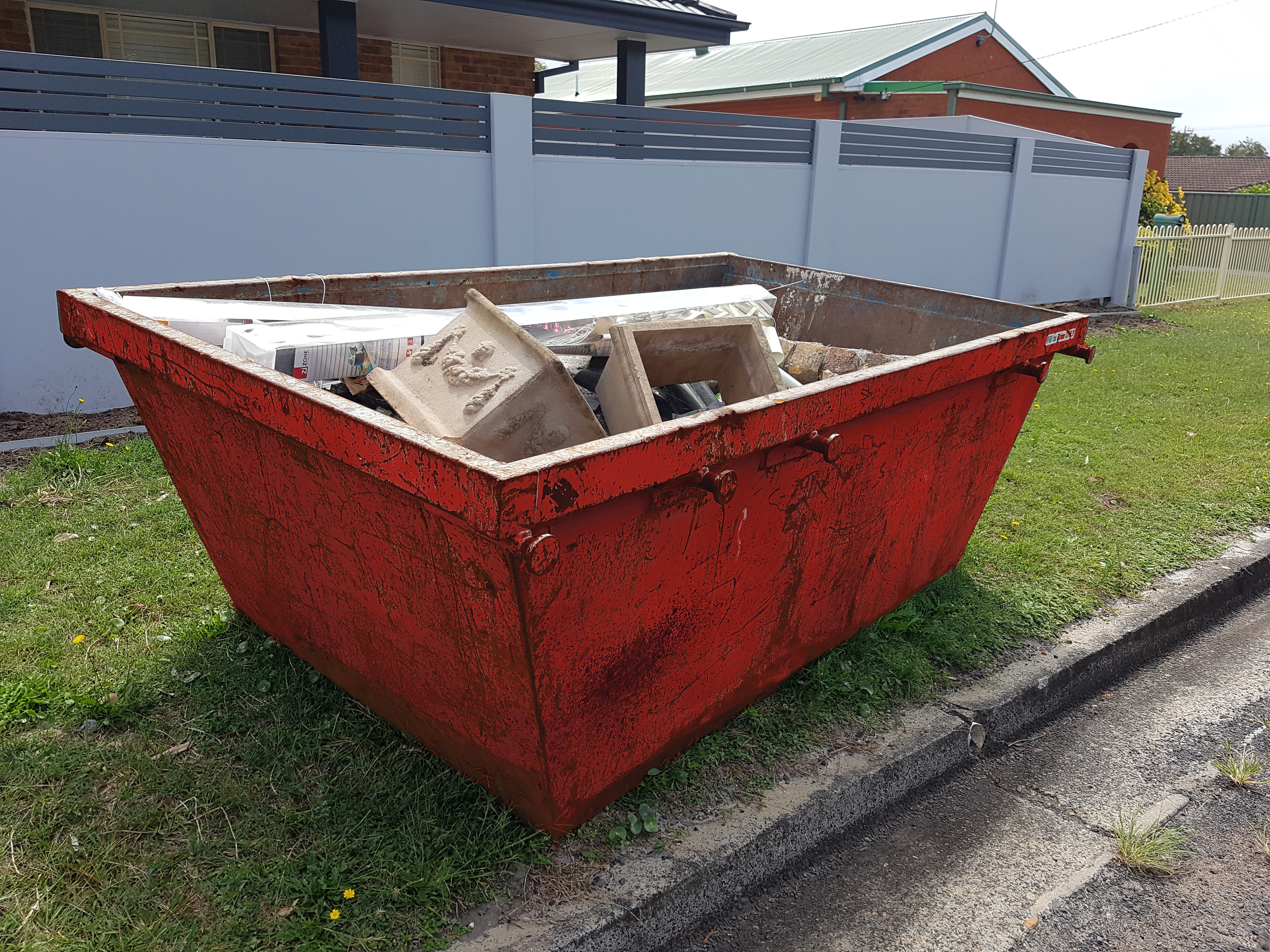 3m skip bin hired in West Gosford